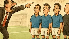 Barzelletta: Quando l’allenatore urla “Dobbiamo segnare!”