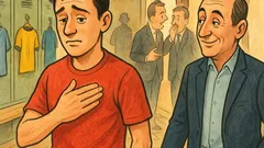 Barzelletta: Marco fa il segno della croce