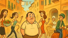 Barzelletta: Lo sapete cosa fa un sovrappeso?