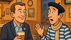 Barzelletta: Bar a Roma, inglese vs francese