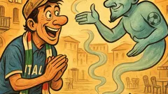 Barzelletta: Tifoso strofina lampada: esce il genio