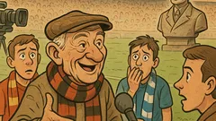 Barzelletta: Fermano un vecchio tifoso per una domanda