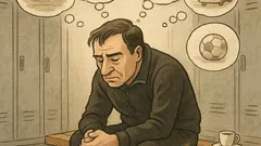 Barzelletta: CT a testa bassa nello spogliatoio