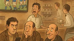 Barzelletta: Al bar dopo la partita, pausa pranzo