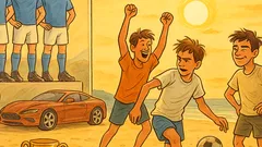 Barzelletta: Scarpini firmati, campioni scalzi in battigia